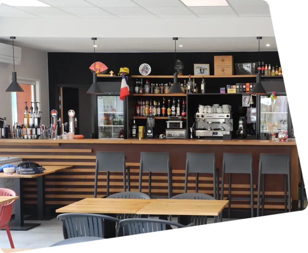 Le bar du restaurant Chez Mignon