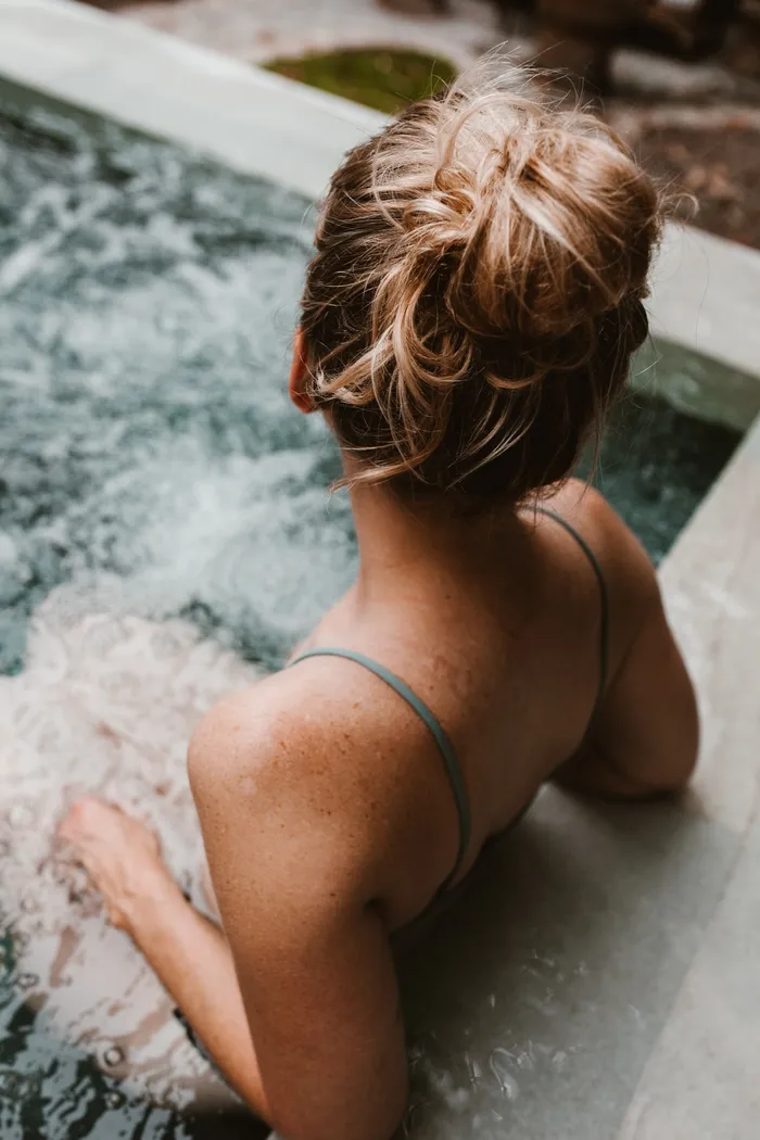 Moment de détente au spa